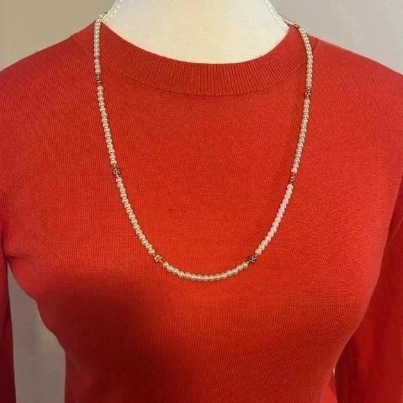 [XS]Banana Republic Red Silk/ Cashmere Blend Crew  Neck Pull over L/S sweater - Picture 3 of 13